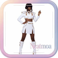 NEATMOA zoey Cosplay Costume Outfit Korean Style Demon Hunter Uniform for Women Halloween Comic Con Party