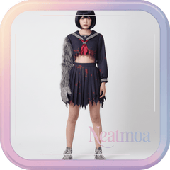 NEATMOA Shimizu Hinako Cosplay | JK School Uniform Variant Anime Costume Set | Asian Sizes XS–XXL