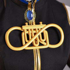 Megurine Luka cosplay full costume front view from Vocaloid anime
