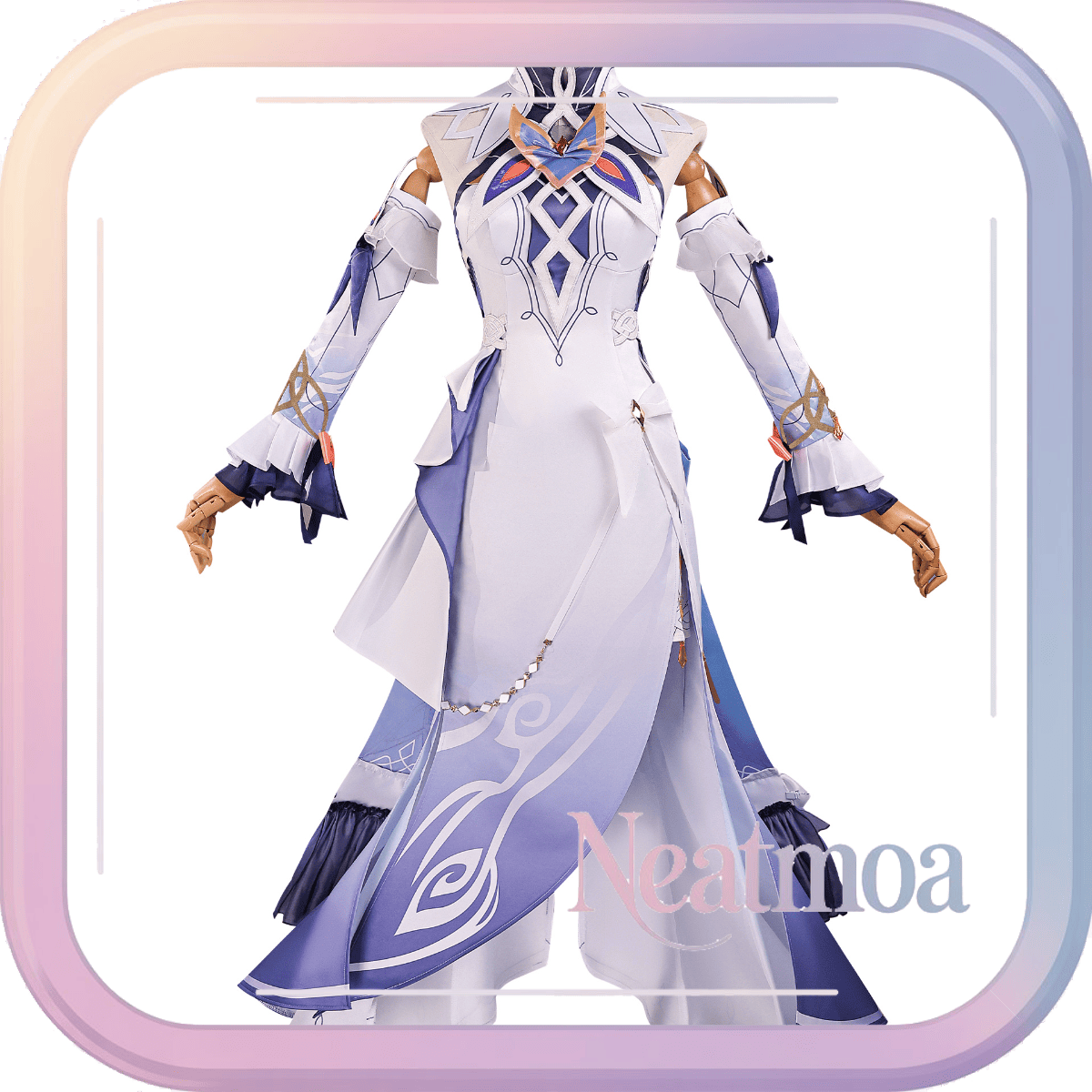NEATMOA Nicole Reeyn Cosplay Costume – Genshin Impact Asian Sizes Full Set