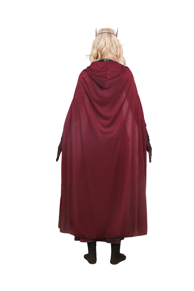 NEATMOA WandaVision Scarlet Witch Cosplay Costume Wanda Maximoff Halloween Outfit