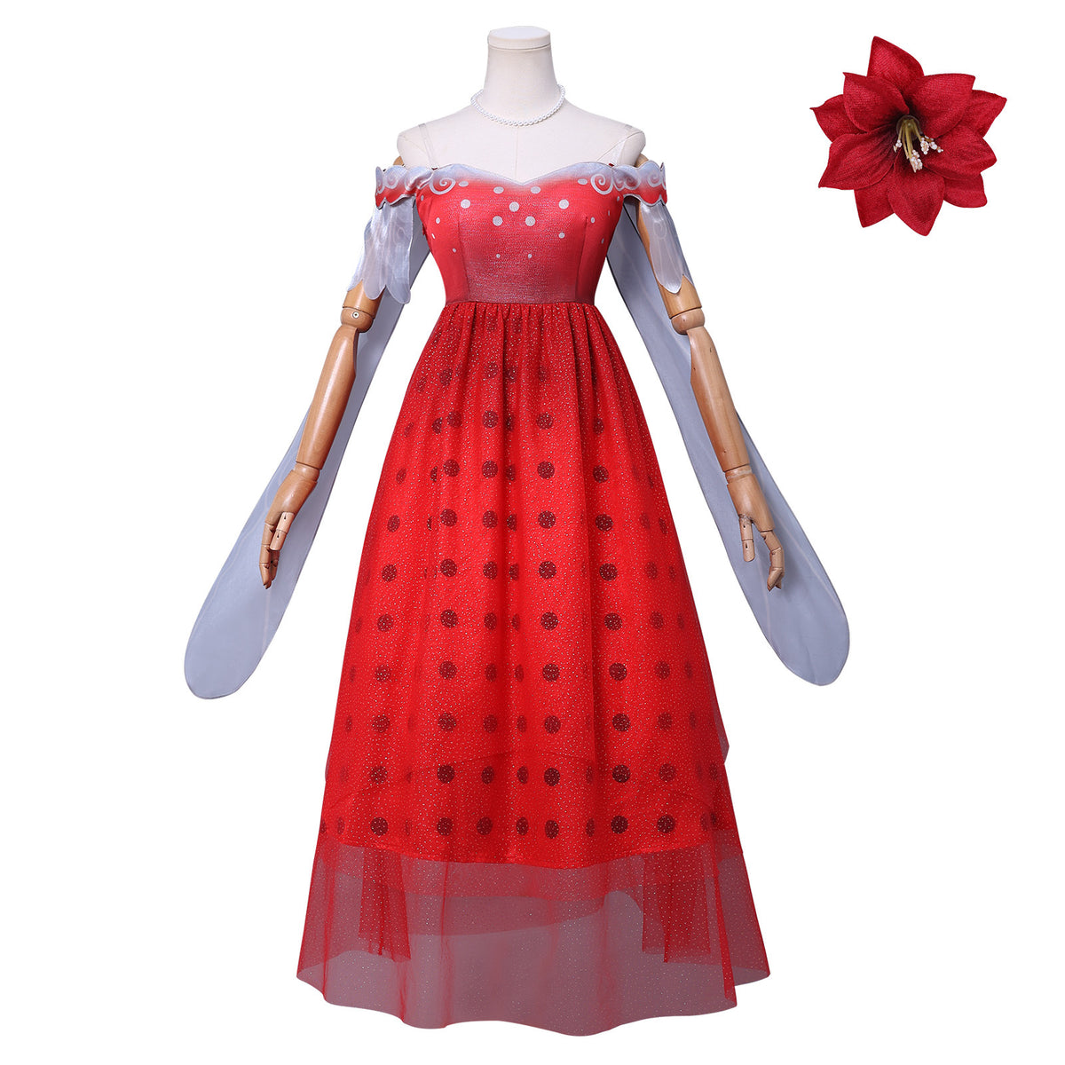 NEATMOA Miraculous Ladybug Cosplay Dress Outfit for Role Playing and Halloween Party Asian Size XS–XXL