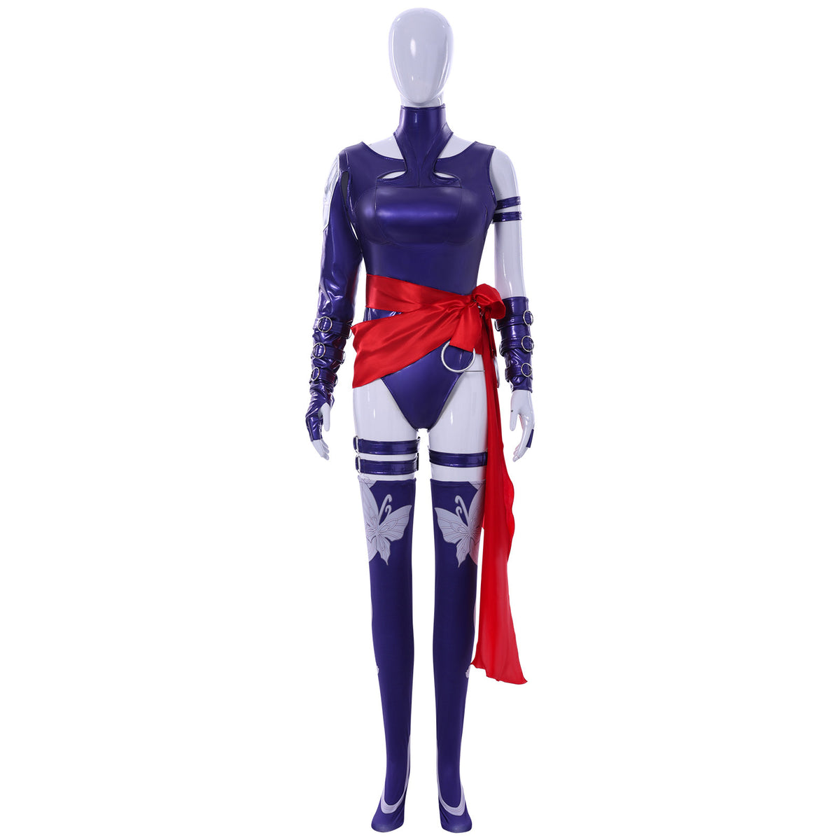 NEATMOA Marvel Rivals Psylocke Cosplay Costume Full Set – High Quality Purple Ninja Outfit for Halloween Comic Con Gaming Events