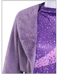 NEATMOA Zootopia 2 Inspired Purple Faux Fur Bunny Cosplay Outfit | Judy-Style Winter Rabbit Costume