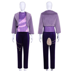 NEATMOA Zootopia 2 Inspired Purple Faux Fur Bunny Cosplay Outfit | Judy-Style Winter Rabbit Costume