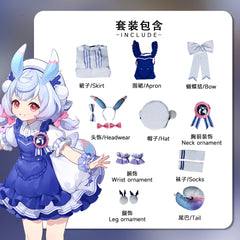NEATMOA 原神 フォンテーヌ コスプレ シグウィン 豪華版 フルセット 衣装 瑞幸咖啡 コラボ 学園祭 文化祭 撮影 ハロウィン パーティー コスチューム 男女兼用