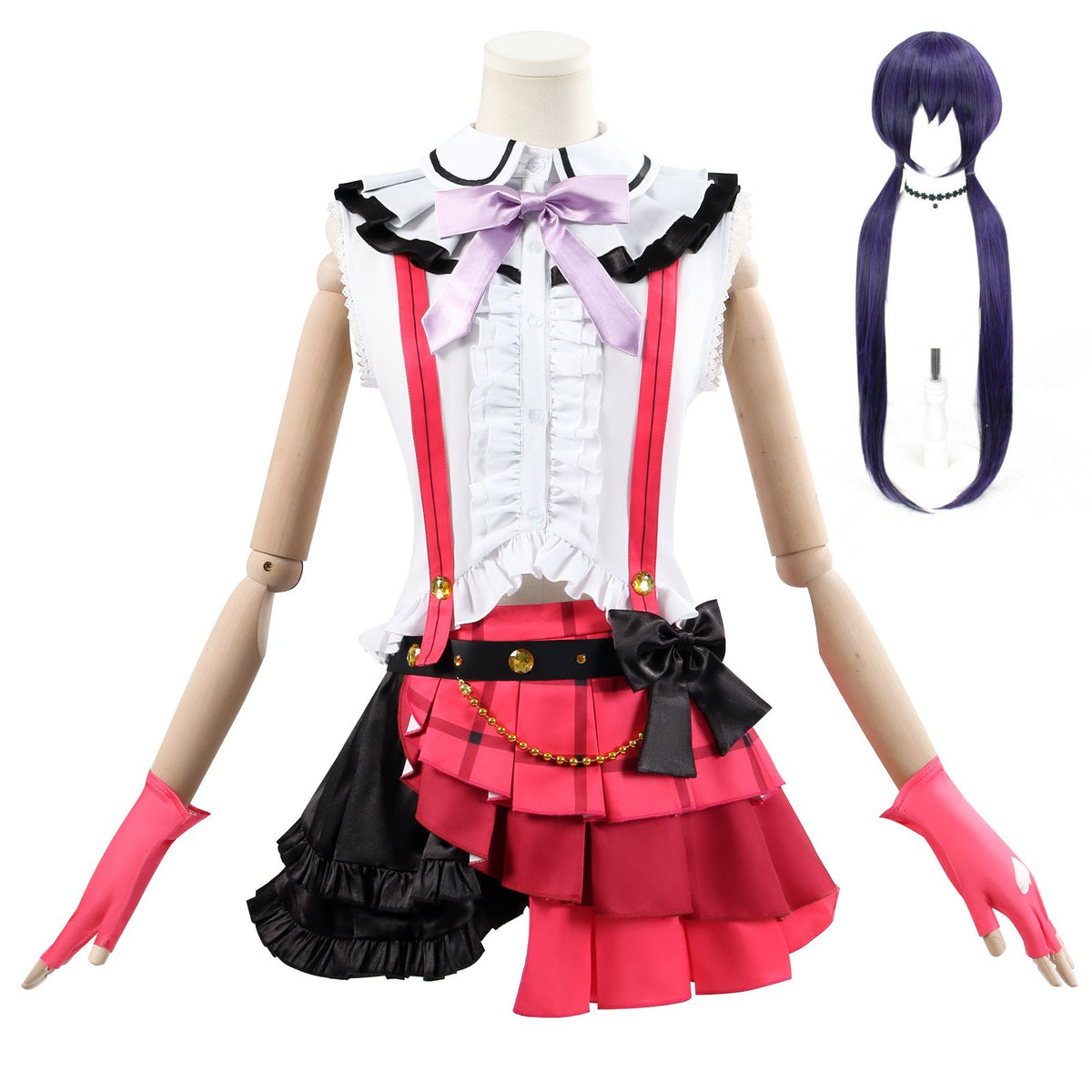 NEATMOA ラブライブ LoveLive! 東條希 JK制服 コスプレ衣装 ウィッグ付き 音ノ木坂学院 学園祭 ハロウィン クリスマス 仮装用
