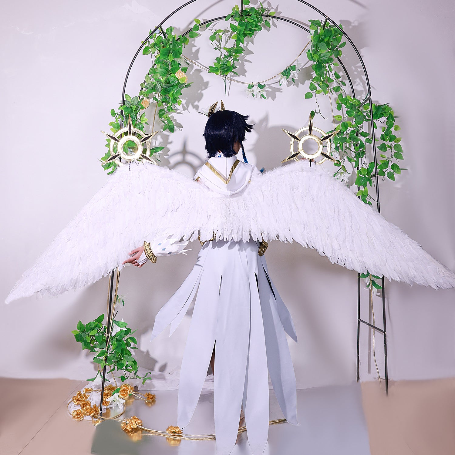 NEATMOA 原神 モンド コスプレ バルバトス 豪華版 衣装 学園祭 文化祭 撮影 ハロウィン パーティー コスチューム 男女兼用