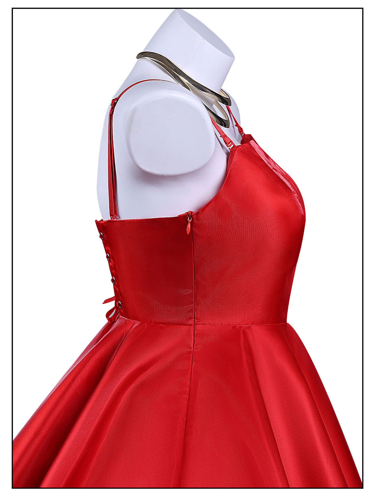 NEATMOA Panty Red Camisole Dress Cosplay Costume Asian Sizes Anime Outfit.