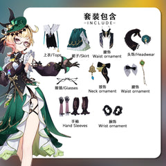 NEATMOA 原神 フォンテーヌ コスプレ エミリエ 豪華版 フルセット 衣装 学園祭 文化祭 撮影 ハロウィン パーティー コスチューム 男女兼用