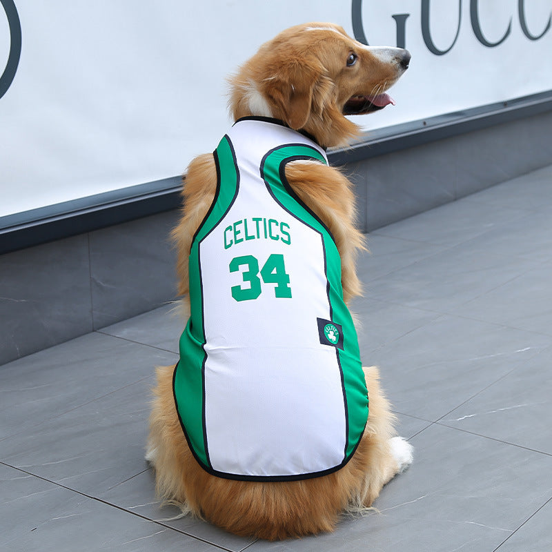 NEATMOA World Cup Dog Jersey – Lightweight Summer Shirt for Small, Medium, and Large Dogs like Golden Retriever, Teddy, Bichon, Husky, Samoyed, and Corgi