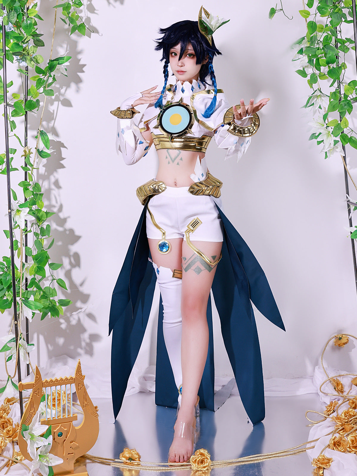 NEATMOA 原神 モンド コスプレ バルバトス 豪華版 衣装 学園祭 文化祭 撮影 ハロウィン パーティー コスチューム 男女兼用