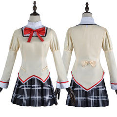 NEATMOA 魔法少女まどかマギカ コスプレ衣装 まどか 杏子 マミ ほむら さやか 制服セット 大人用 仮装 ハロウィン 撮影 学園祭 文化祭用