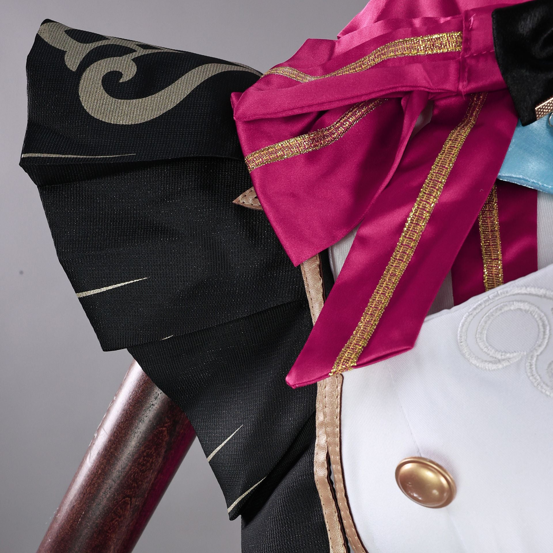 NEATMOA 原神 Fontaine Cosplay フォンテーヌ エスコフィエ コスプレ ウィッグ付き 衣装 ハロウィン 学園祭 撮影用 祭典用 コスチューム セット 祝日 贈り物