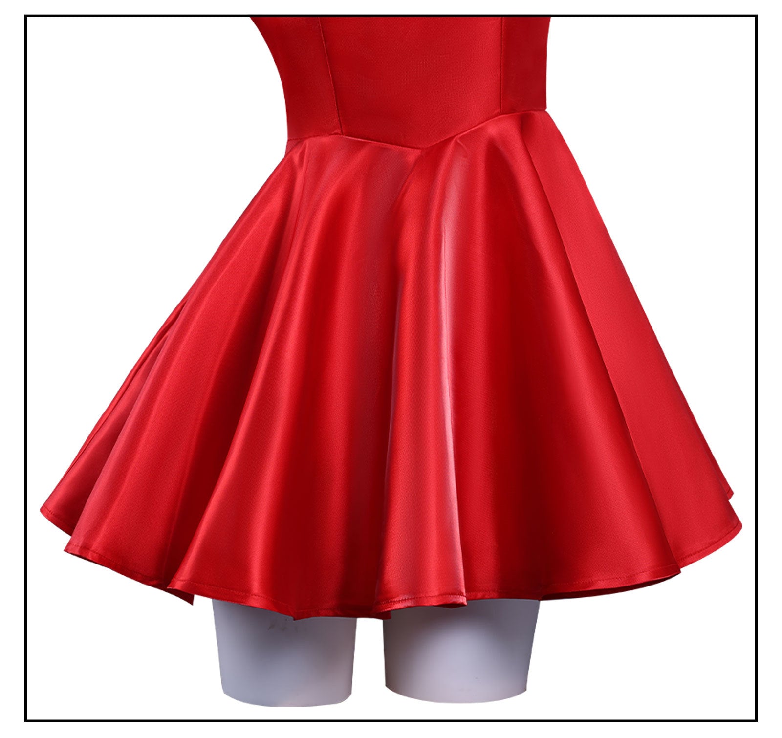 NEATMOA Panty Red Camisole Dress Cosplay Costume Asian Sizes Anime Outfit.