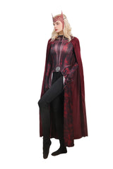 NEATMOA WandaVision Scarlet Witch Cosplay Costume Wanda Maximoff Halloween Outfit