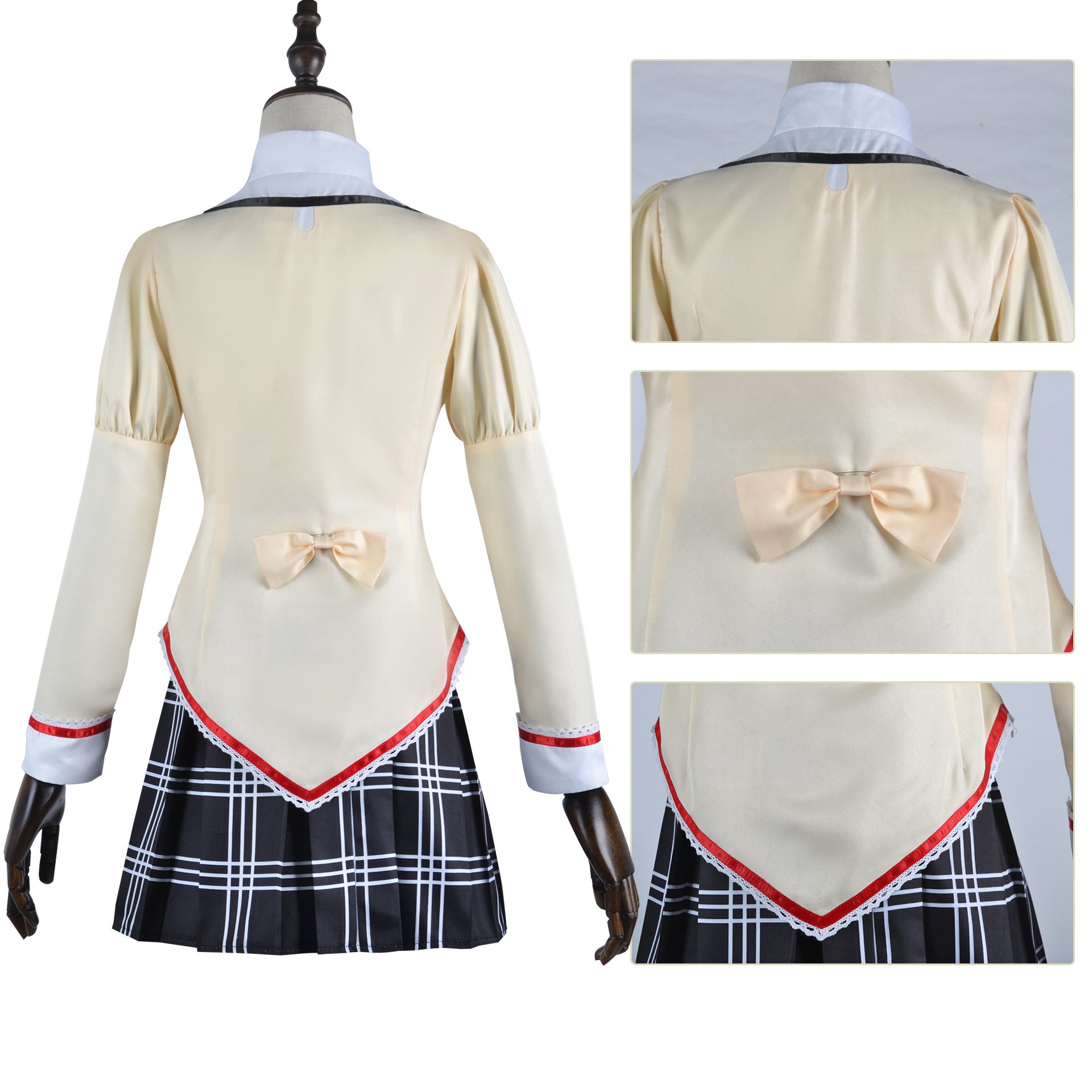 NEATMOA 魔法少女まどかマギカ コスプレ衣装 まどか 杏子 マミ ほむら さやか 制服セット 大人用 仮装 ハロウィン 撮影 学園祭 文化祭用