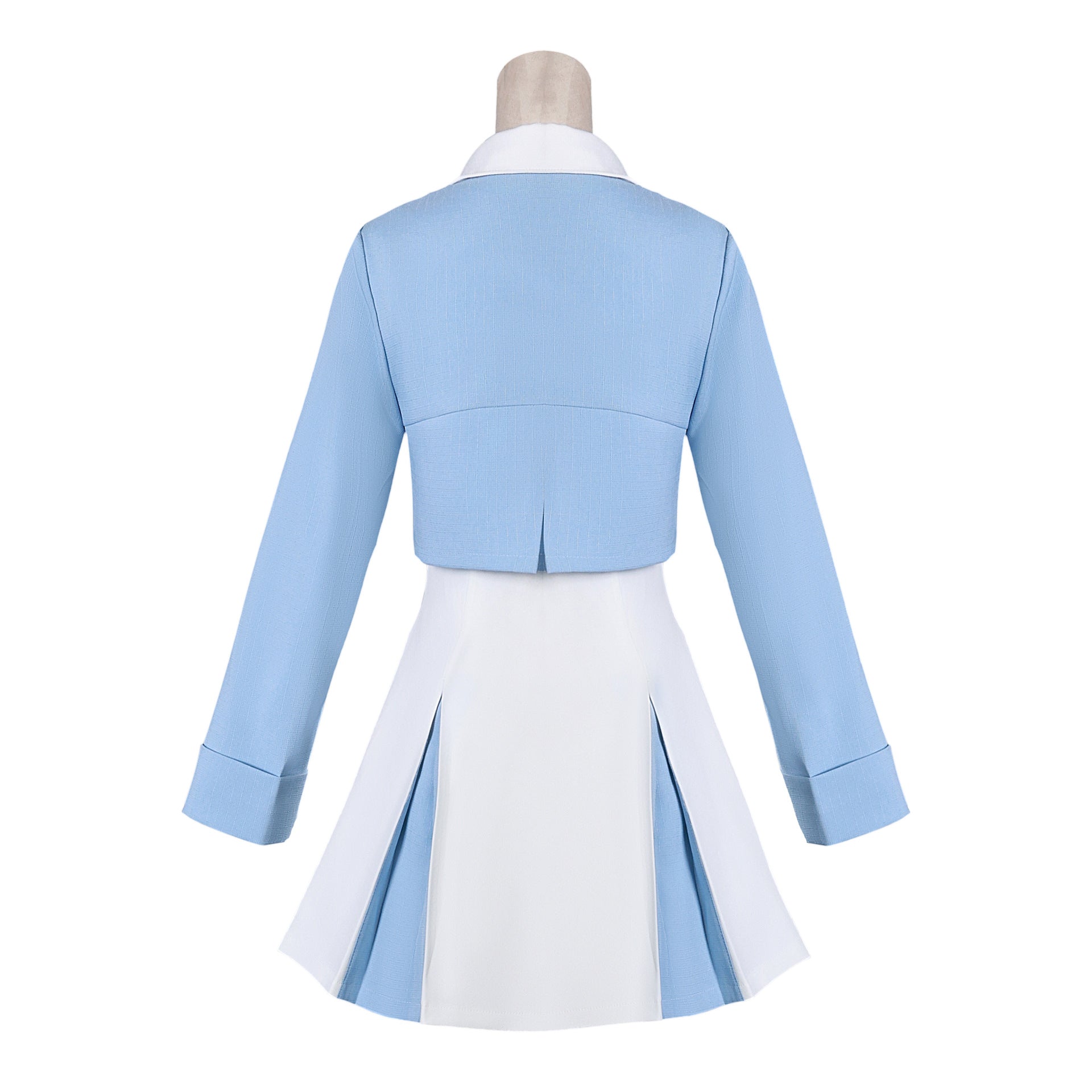 魔卡少女櫻 木之本櫻 約會服 藍白配色 洋裝 Cosplay 角色扮演服裝 可愛變裝 拍照節日穿搭