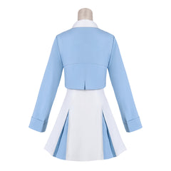 魔卡少女櫻 木之本櫻 約會服 藍白配色 洋裝 Cosplay 角色扮演服裝 可愛變裝 拍照節日穿搭