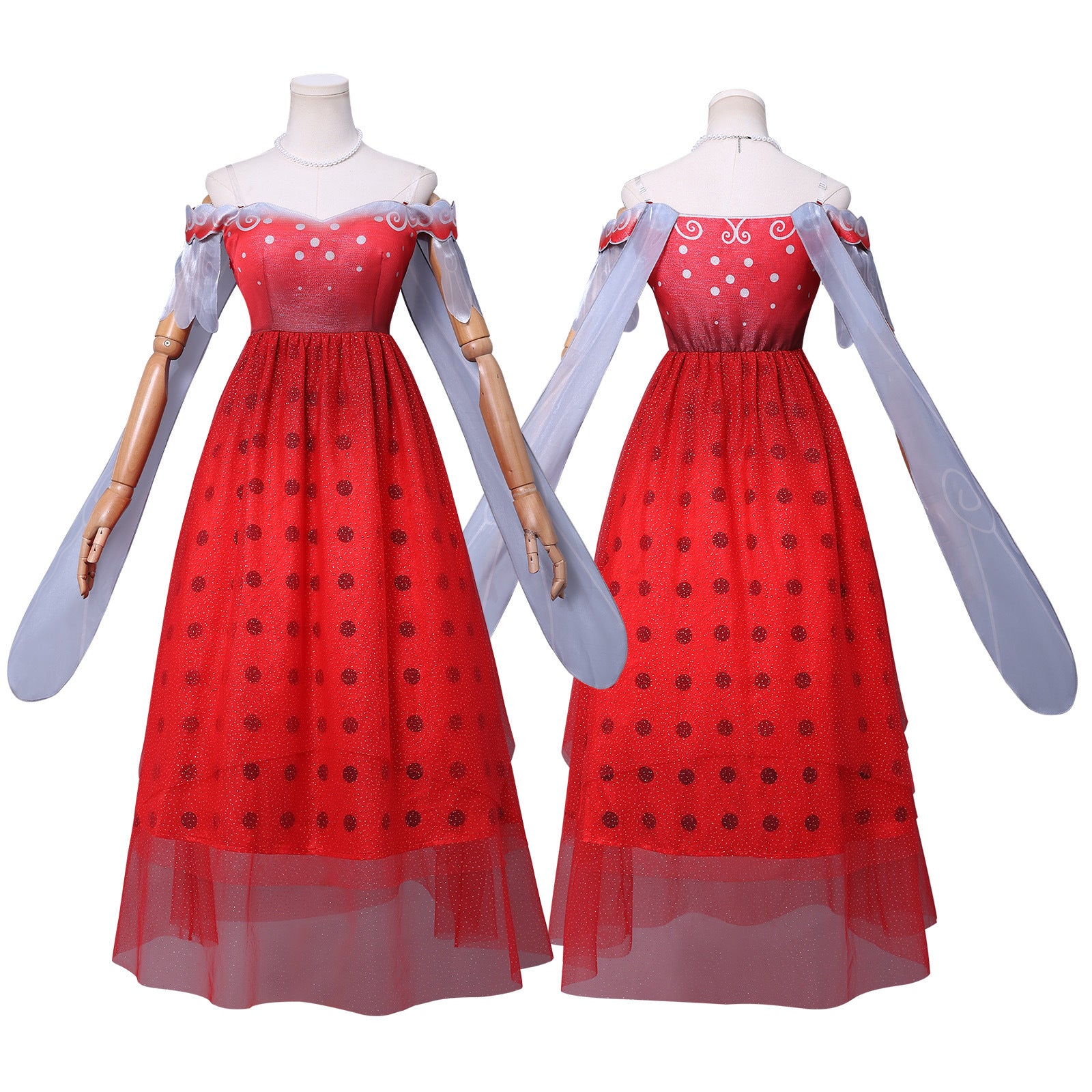 NEATMOA Miraculous Ladybug Cosplay Dress Outfit for Role Playing and Halloween Party Asian Size XS–XXL