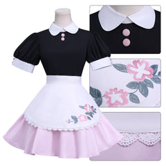 NEATMOA Miraculous Ladybug Cosplay Maid Outfit for Role Playing and Halloween Party Asian Size XS–XXL