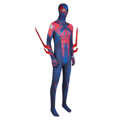 NEATMOA Spider-Man 2099 Cosplay Suit Full Body Costume Multi Dimensional Spandex Jumpsuit Halloween Party Event In Stock