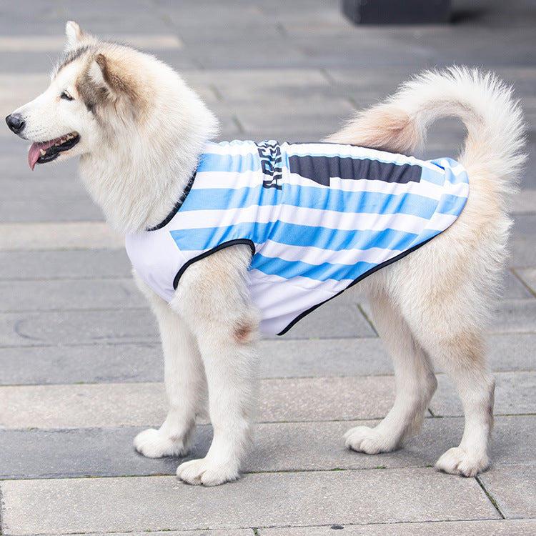 NEATMOA World Cup Dog Jersey – Lightweight Summer Shirt for Small, Medium, and Large Dogs like Golden Retriever, Teddy, Bichon, Husky, Samoyed, and Corgi
