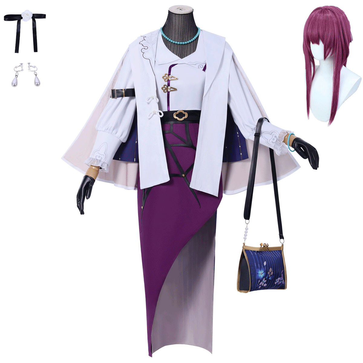 NEATMOA カフカ 崩壊スターレイル星影館風 コスプレ衣装 撮影会 学園祭 ハロウィン コミケ コスイベ スタジオ撮影用