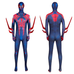 NEATMOA Spider-Man 2099 Cosplay Suit Full Body Costume Multi Dimensional Spandex Jumpsuit Halloween Party Event In Stock