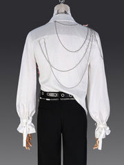 NEATMOA Love and Deepspace Spring and Flowers Cosplay Shirt Inspired by Caleb – Floral Decor Top for Roleplay and Festival