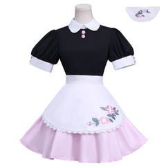 NEATMOA Miraculous Ladybug Cosplay Maid Outfit for Role Playing and Halloween Party Asian Size XS–XXL