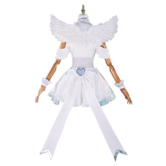 NEATMOA Stocking Angel Dress Cosplay Costume with Wings Asian Sizes Anime Outfit.