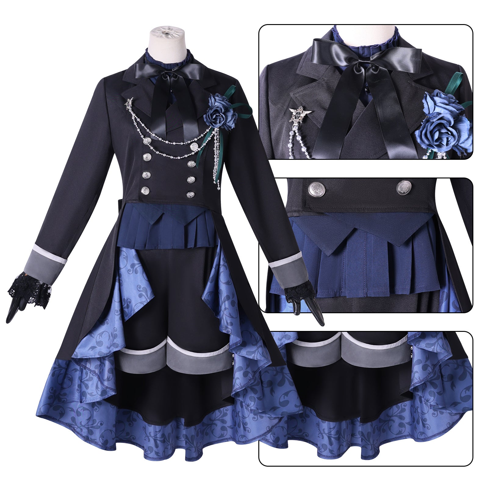 【NEATMOA】黒執事 -緑の魔女編- シエル・ファントムハイヴ コスプレ衣装 仮装 ハロウィン クリスマス パーティ アニメイベント 撮影会 学園祭