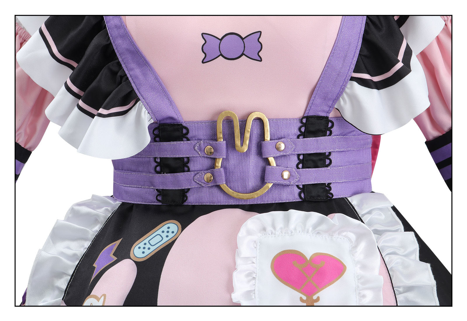 NEATMOA マリアマリオネット 2.0 コスプレ衣装 ウィッグ付き にじさんじ VTuber 新装コスチューム 学園祭 ハロウィン クリスマス 誕生日 文化祭 忘年会 男女兼用