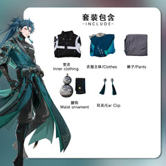 NEATMOA 鳴潮 忌炎 Cosplay 服裝 角色還原全套裝 適合動漫展 萬聖節 學園祭 舞台活動