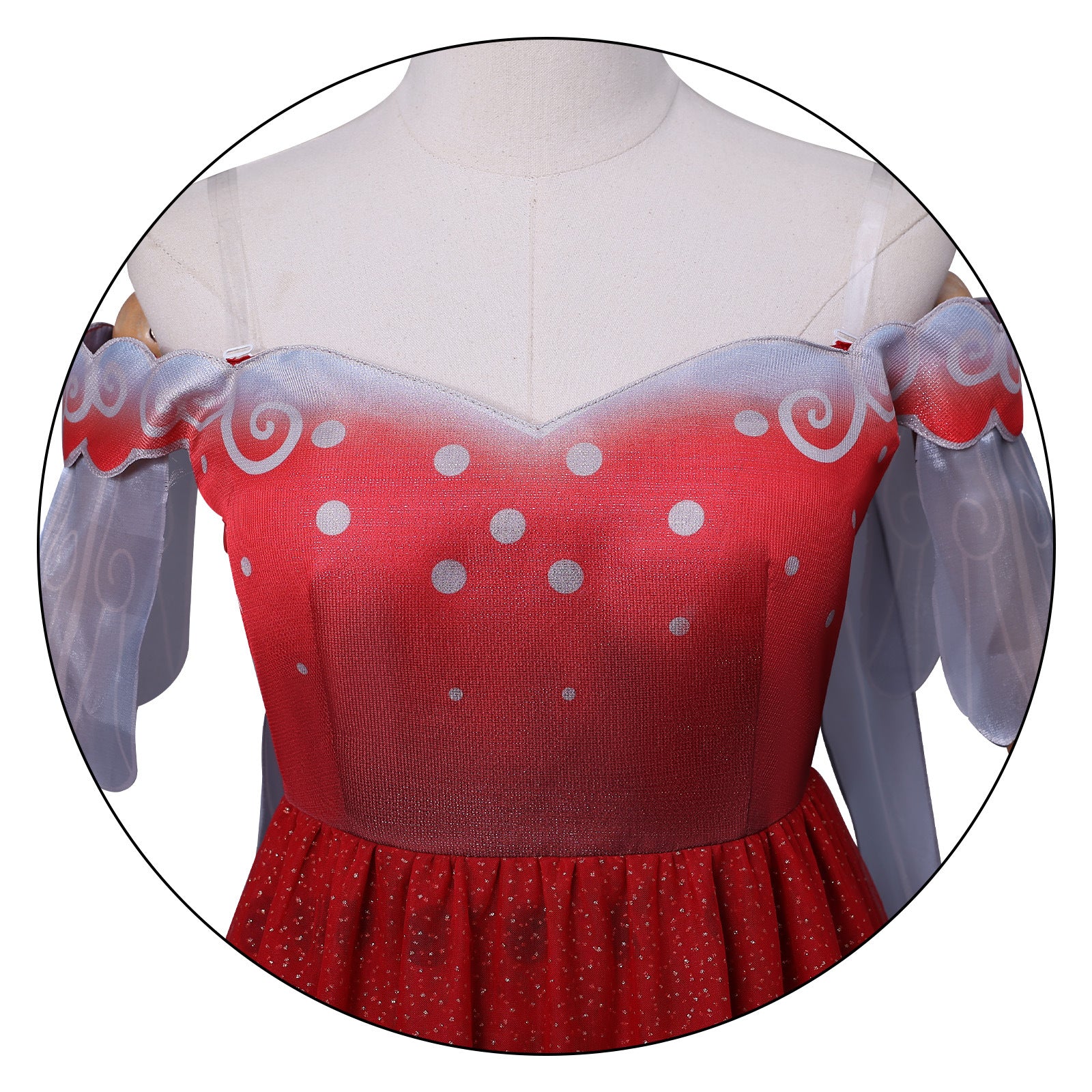 NEATMOA Miraculous Ladybug Cosplay Dress Outfit for Role Playing and Halloween Party Asian Size XS–XXL