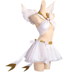 NEATMOA Panty Angel Dress Cosplay Costume with Wings Asian Sizes Anime Outfit.