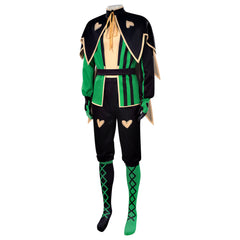NEATMOA The Freak Circus Harlequin Cosplay Costume Full Set Outfit for Halloween Carnival and Roleplay