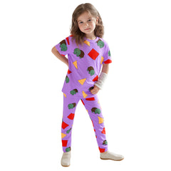 NEATMOA Zoey Inspired Cosplay Pajamas Korean Style Demon Hunter Sleepwear for Women and Kids Halloween Party