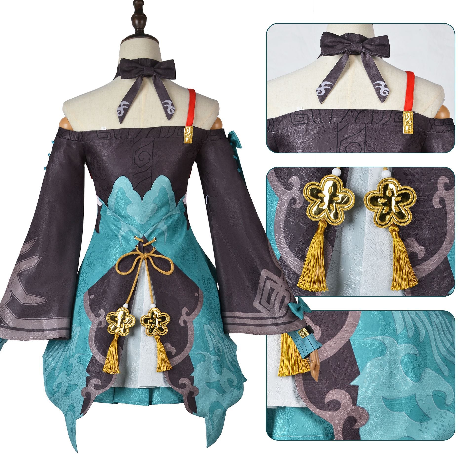 ✨ NEATMOA ✨ 高品質の Honkai: Star Rail コスプレ衣装 - 見事な Qingque レプリカ | 独占的な手作りデザイン | あなたのファンタジーを叶えます