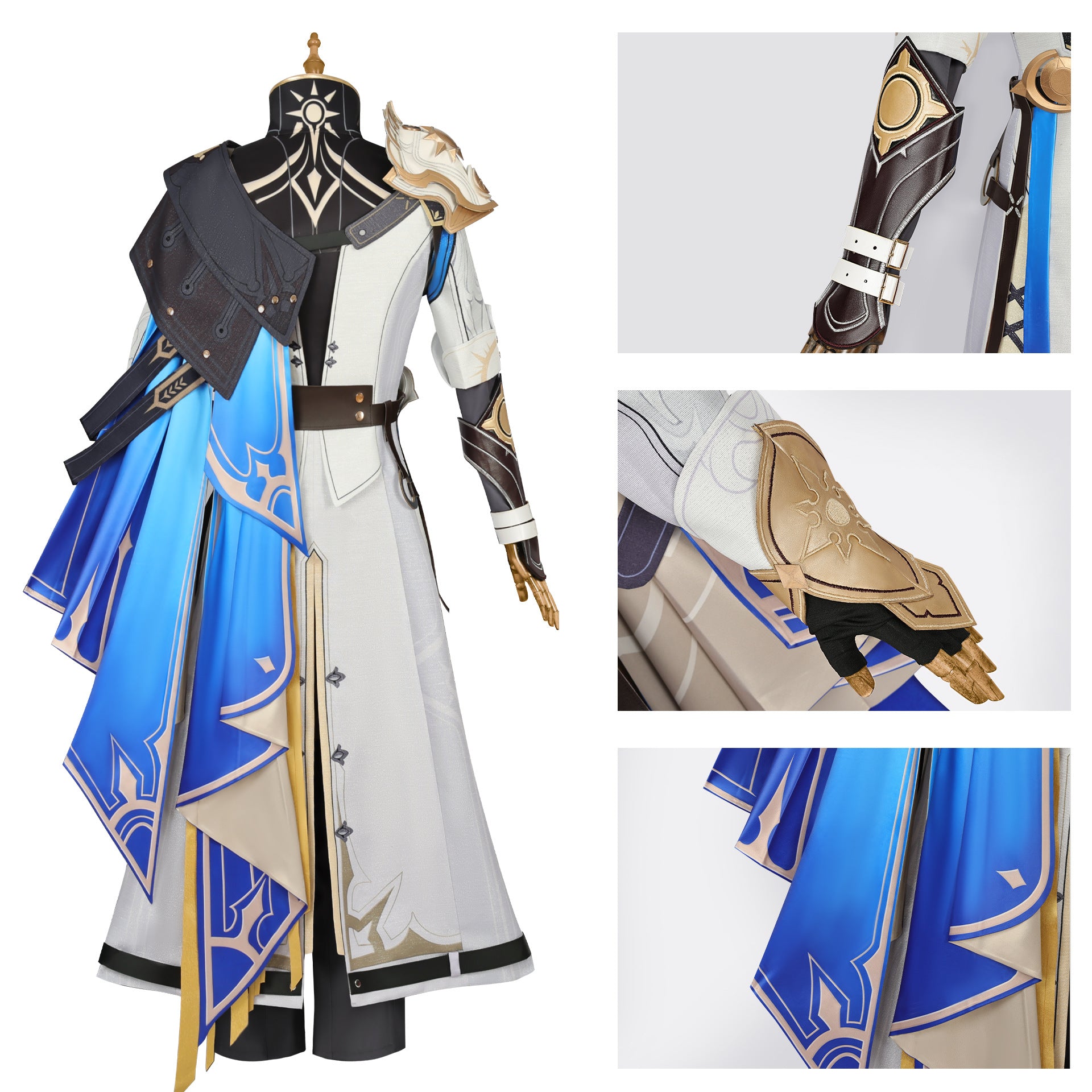 NEATMOA Honkai Star Rail Phainon Cosplay Outfits Uniform Full Set for Role Playing Performance and Halloween Party
