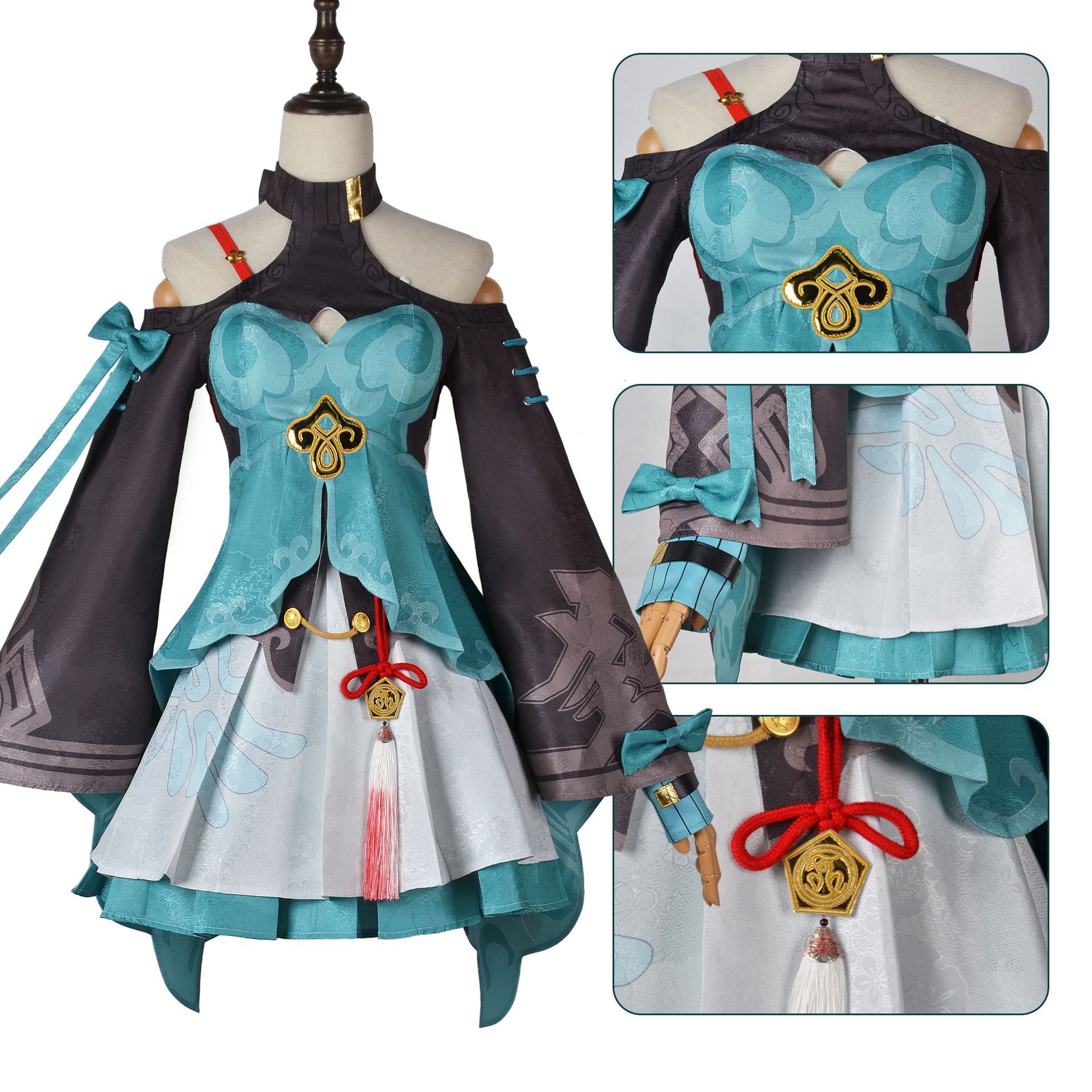 ✨ NEATMOA ✨ 高品質の Honkai: Star Rail コスプレ衣装 - 見事な Qingque レプリカ | 独占的な手作りデザイン | あなたのファンタジーを叶えます
