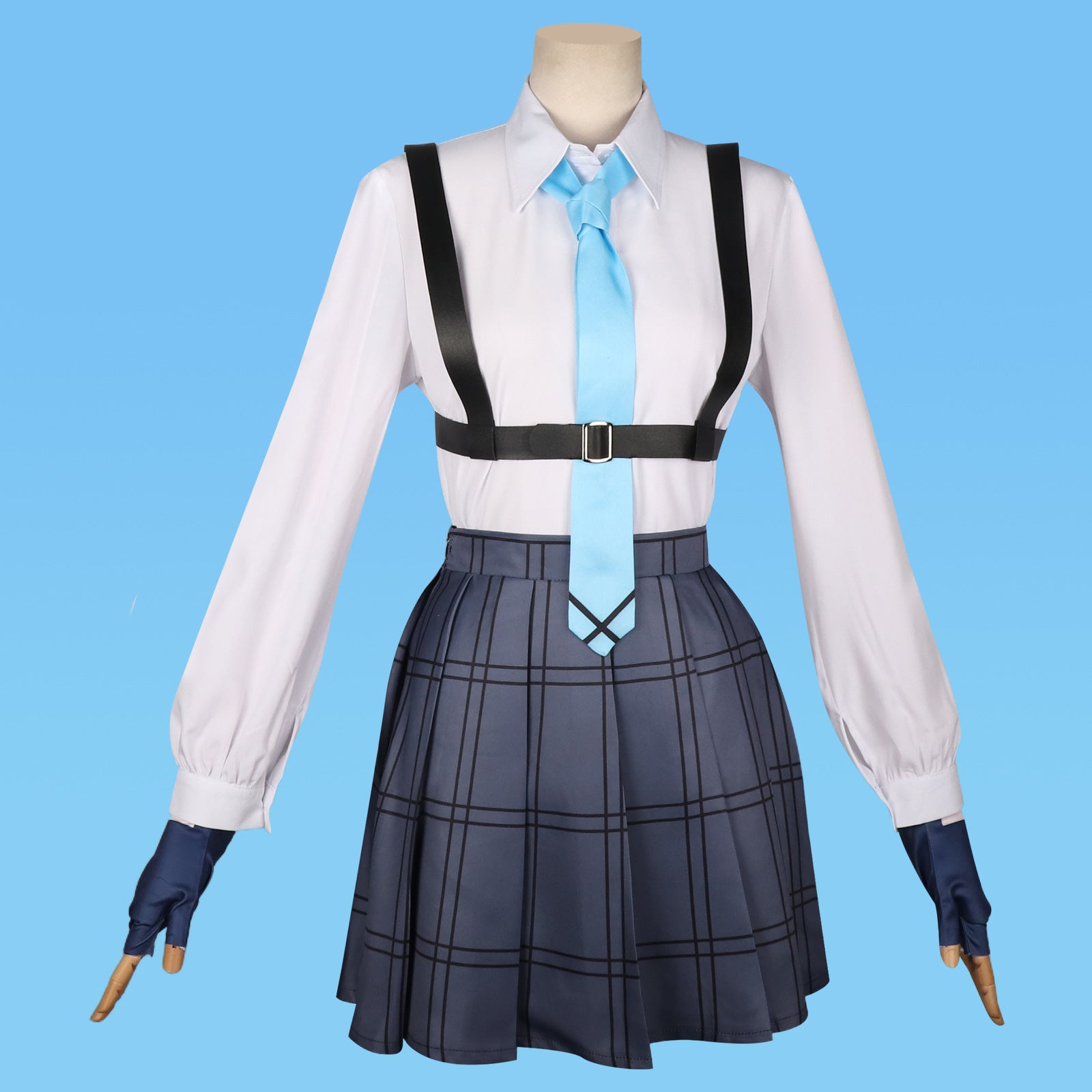 NEATMOA Blue Archive Takanashi Hoshino Cosplay Costume Full Outfit Anime Inspired.