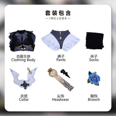 NEATMOA Zenless Zone Zero Yixuan Trails of Ink Cosplay Costume for Halloween Party Convention Anime Event Asian Sizes
