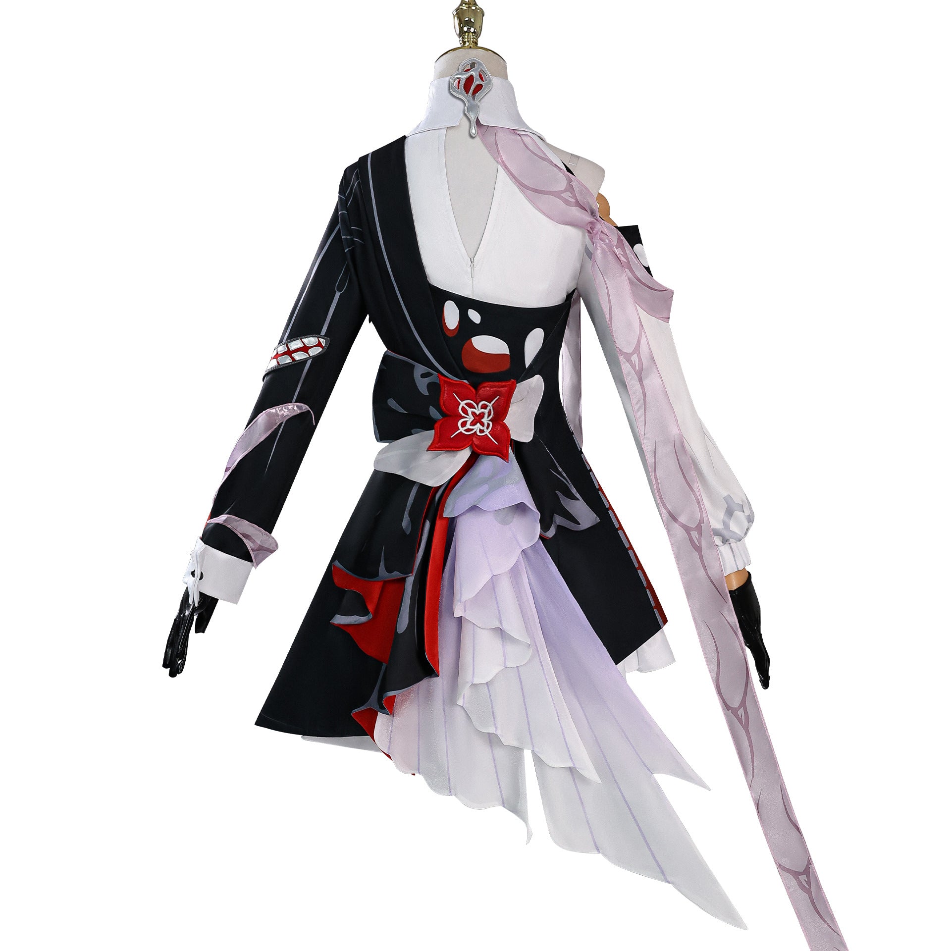 NEATMOA Evernight Cosplay Costume – Honkai Star Rail Long Night Dress for Halloween & Stage Events (Asian Sizes)
