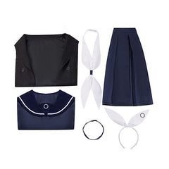 NEATMOA Plana Blue Archive Cosplay JK Uniform Full Outfit Asian Size.