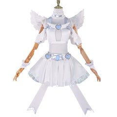 NEATMOA Stocking Angel Dress Cosplay Costume with Wings Asian Sizes Anime Outfit.