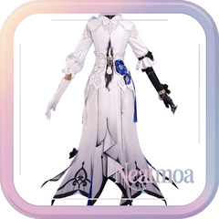 NEATMOA Constance The Dahlia Cosplay Costume – Honkai Star Rail Asian Sizes Full Set