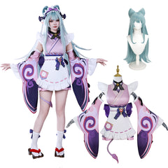 NEATMOA Genshin Impact Yumemizuki Mizuki Cosplay Costume Inazuma Edition Full Set for Conventions, Halloween, and Cosplay Events