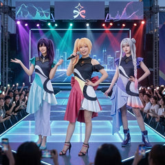 NEATMOA Cosmic Princess Kaguya Idol Performance Cosplay Costume Anime Stage Outfit